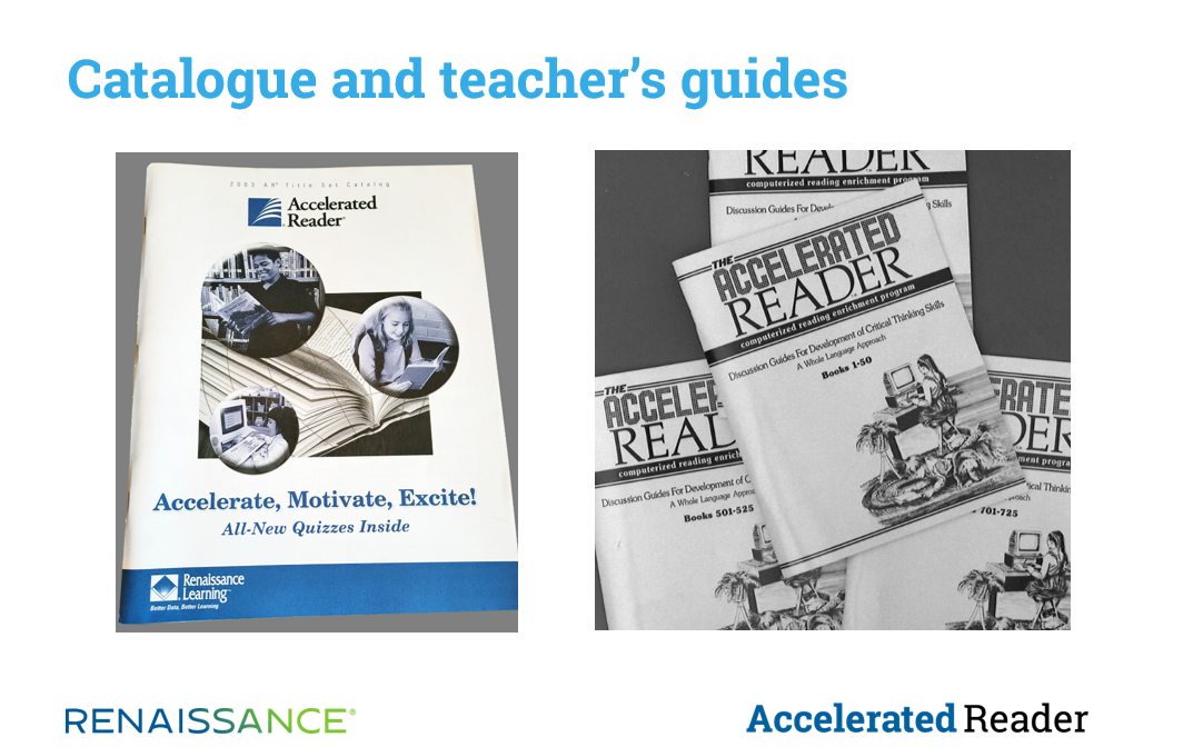 Catalogue and teacher's guides