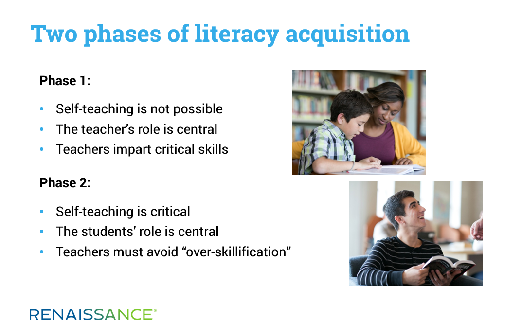 Two phases of literacy acquisition