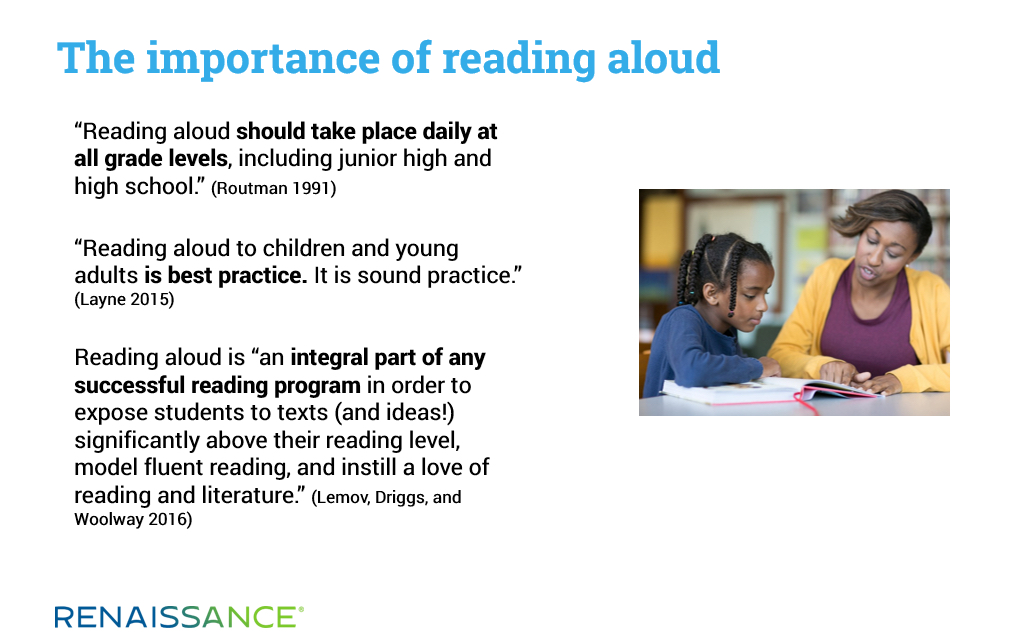 the importance of reading aloud