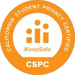 Badge for an California Student Privacy Certification award