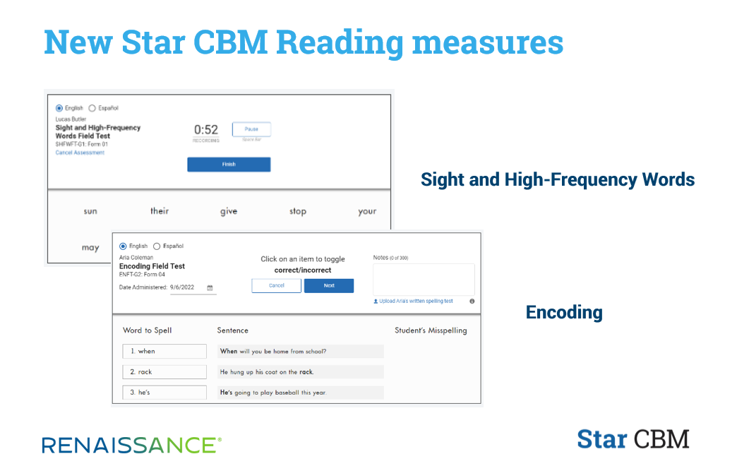 New Star CBM Reading Measure