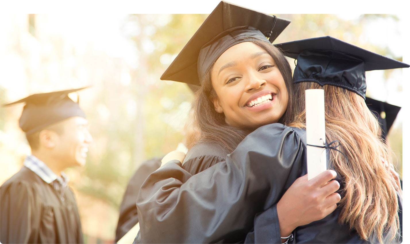 woman graduating