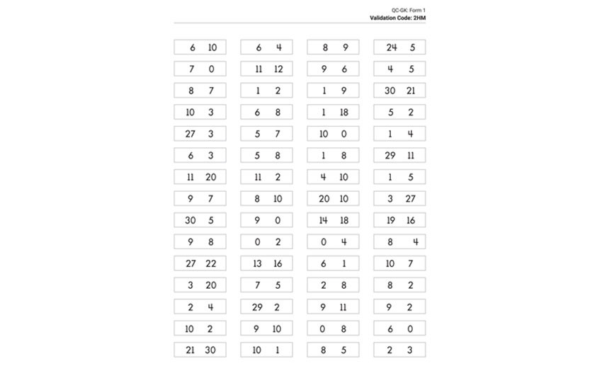 Star CBM Math quality comparison screenshot.