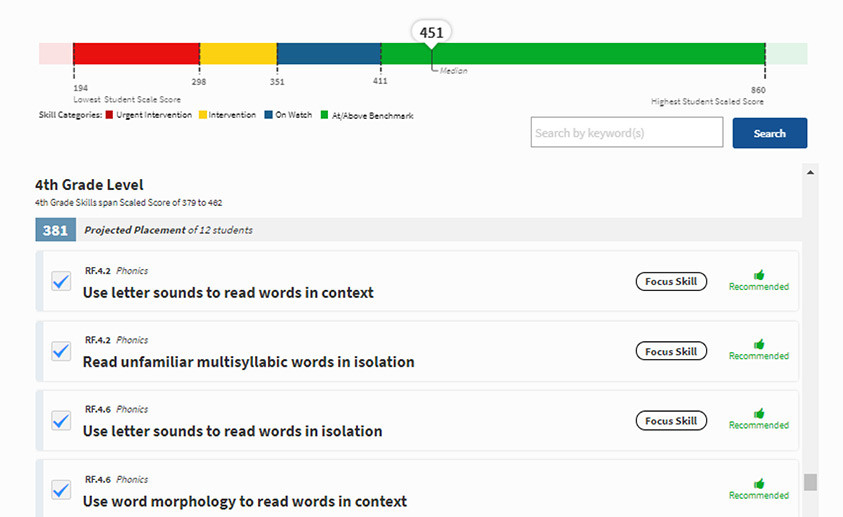 Decide which skills to assess.