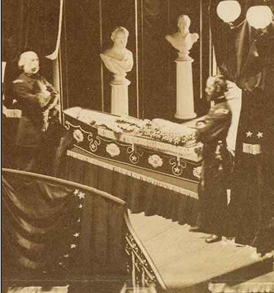 Abe Lincoln's coffin