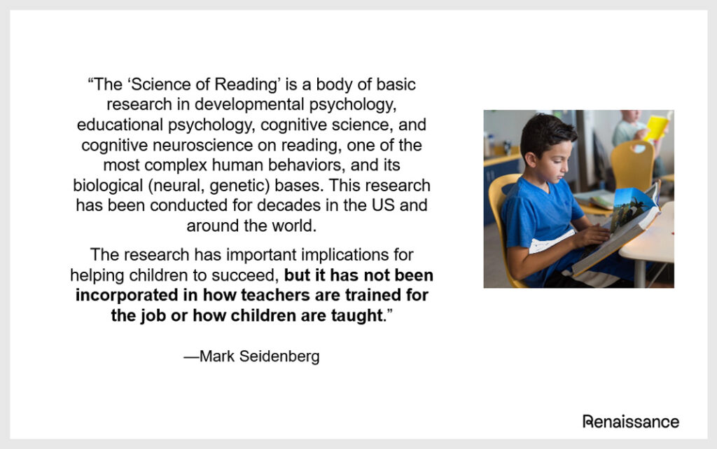 science of reading testimony