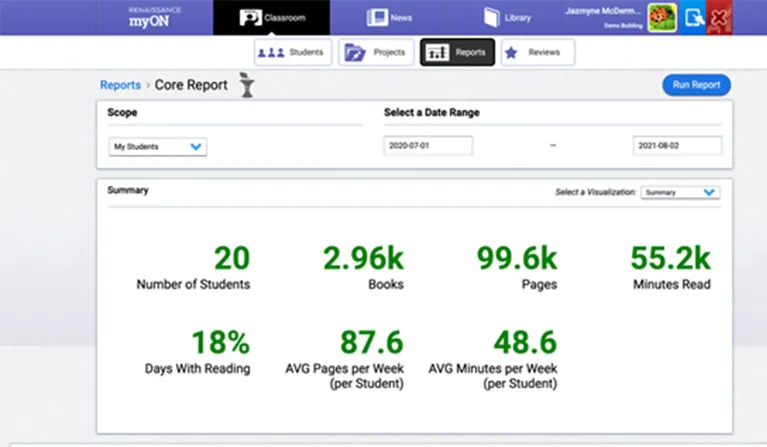 myon core report