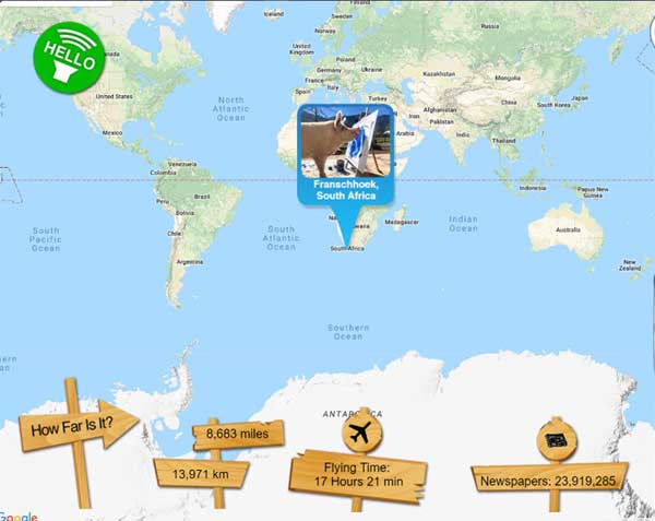 myON News screenshot - map