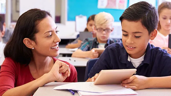 Teacher and student