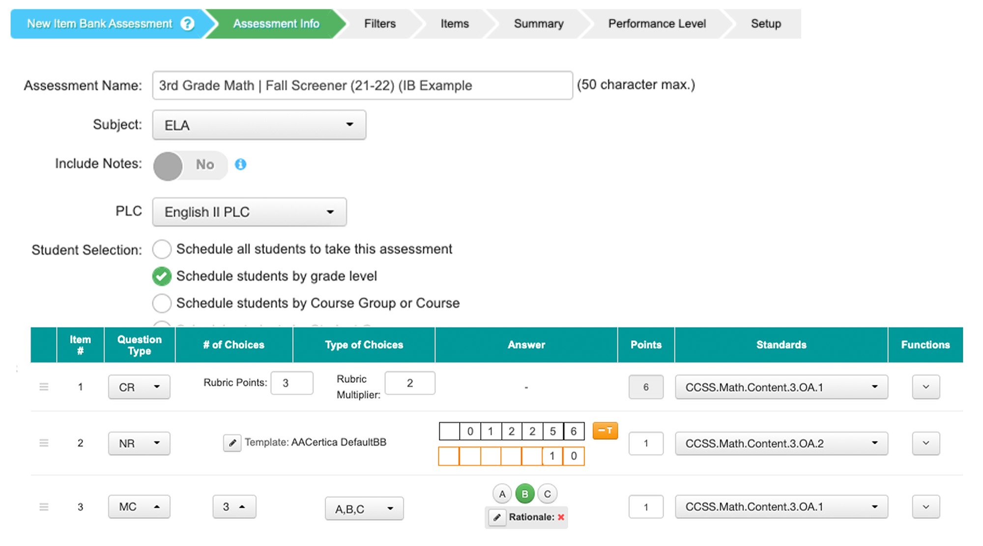 Answer Key Only