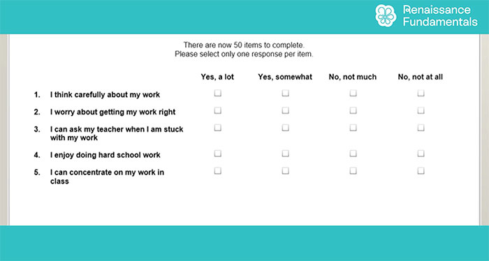 Student survey