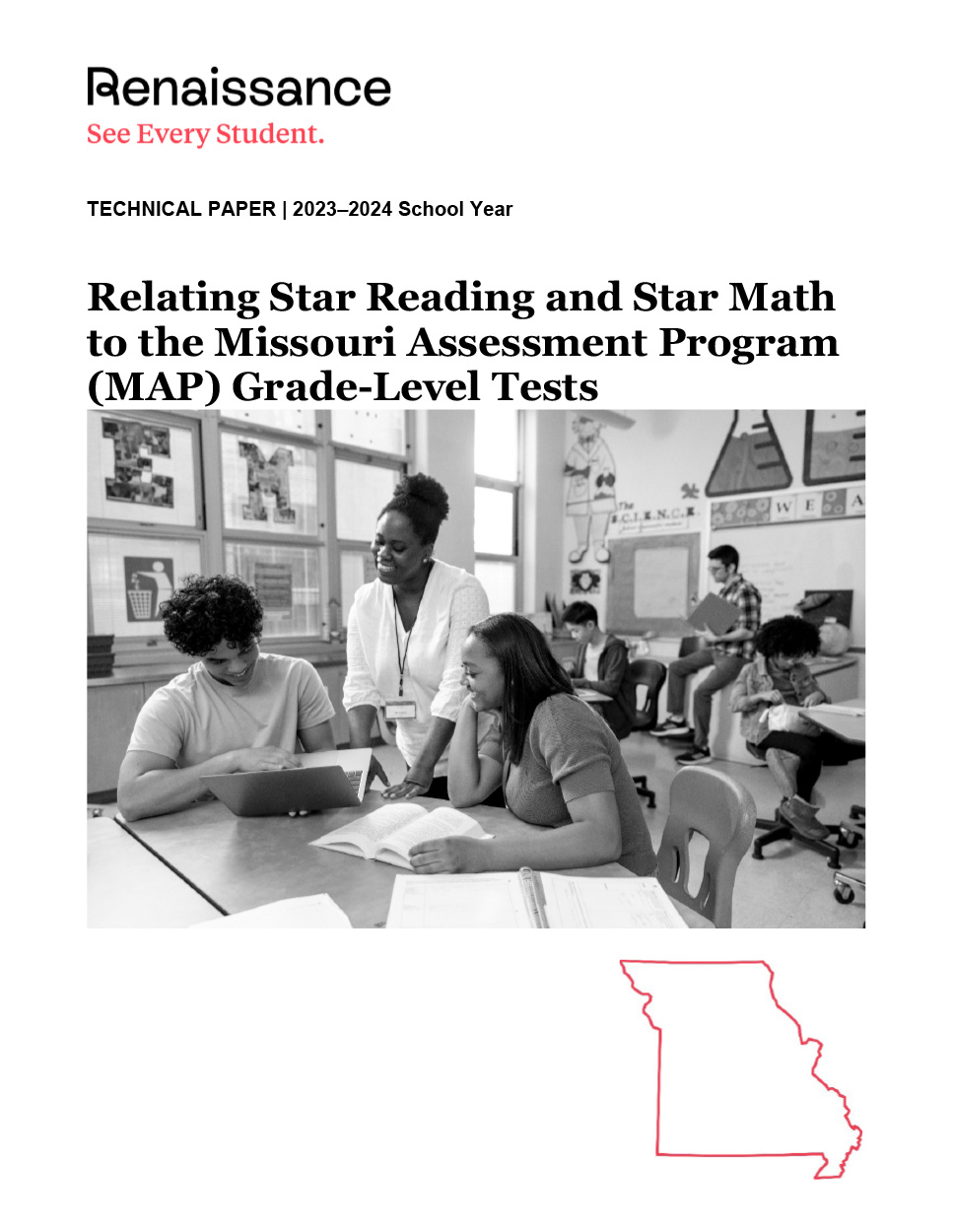 Relating Star Reading and Star Math to the Missouri Assessment Program (MAP) Grade-Level Tests (Technical Paper, Renaissance Research Library)