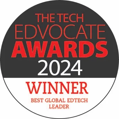 Badge for an THE EDVOCATE award