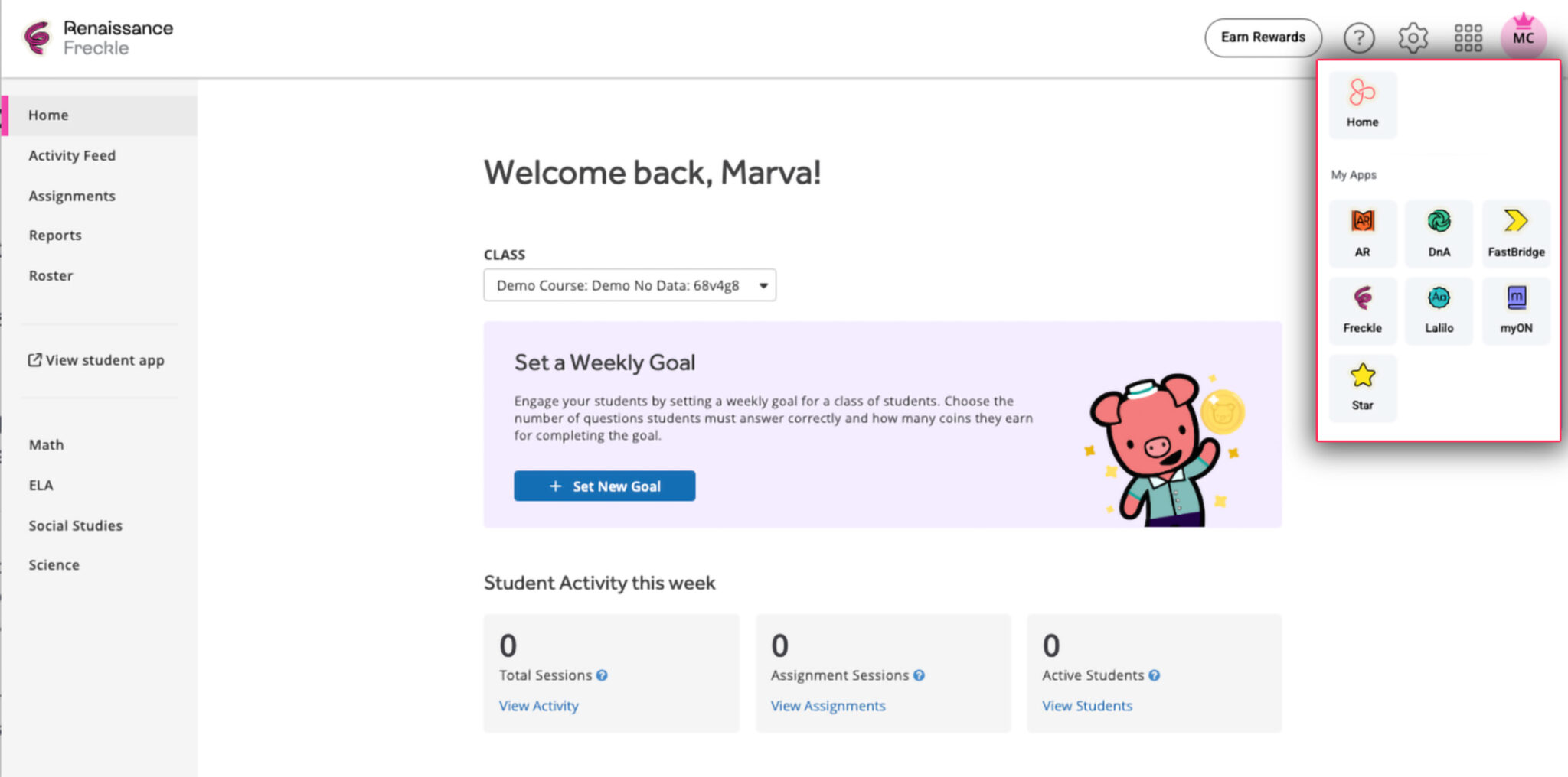 Renaissance Rewards Program Two new ways Freckle supports teachers: streamlined navigation ...