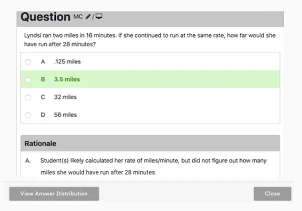 Renaissance DnA student placement form screenshot
