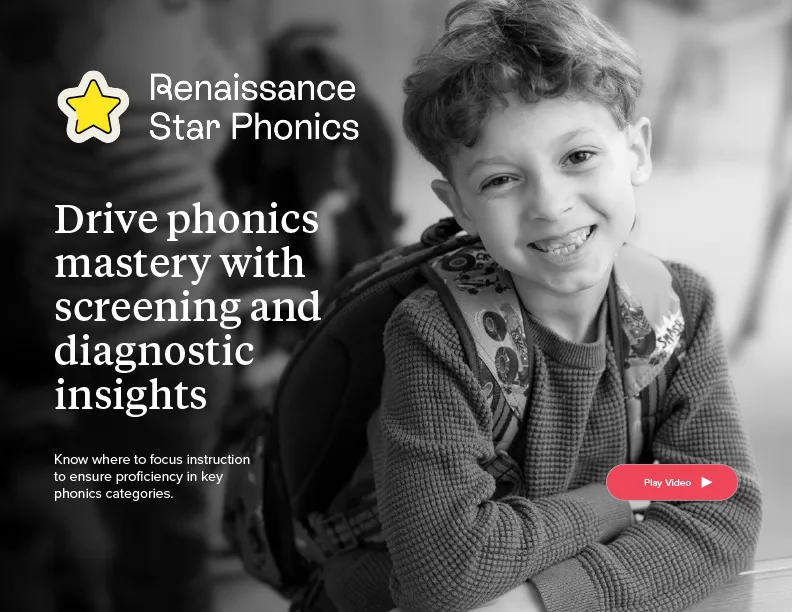 Cover image of the Renaissance Star Phonics digital brochure