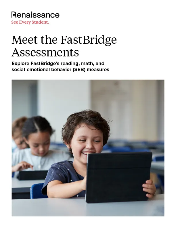Renaissance FastBridge Assessments booklet cover image