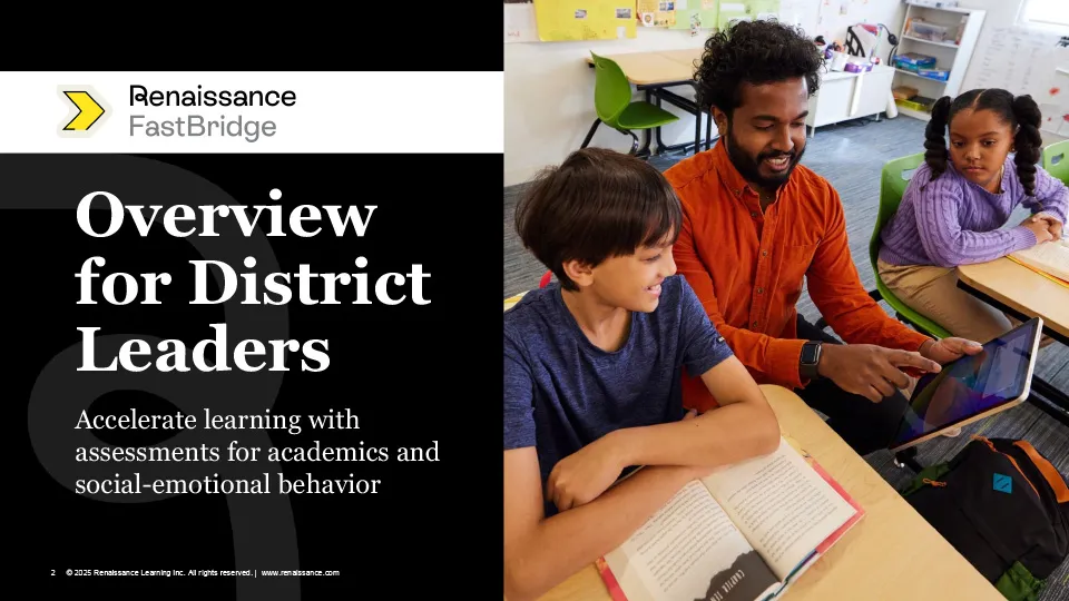 Renaissance FastBridge Overview for District Leaders cover image