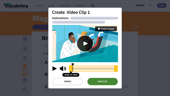 Flocabulary Break It Down analyzes content 