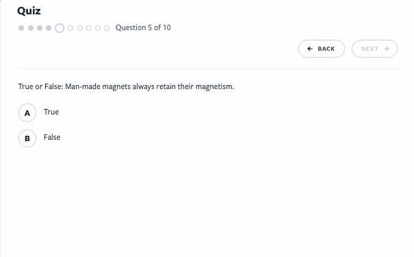 Flocabulary Quiz tests students’ knowledge