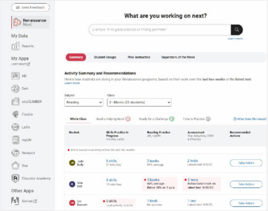 Renaissance Next features