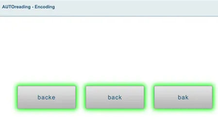 AUTOreading example 2
