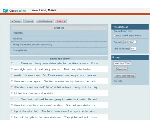 CBMreading screenshot