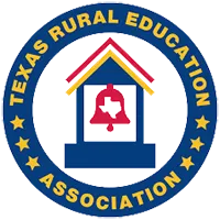 Badge for an Texas Rural Education Association award