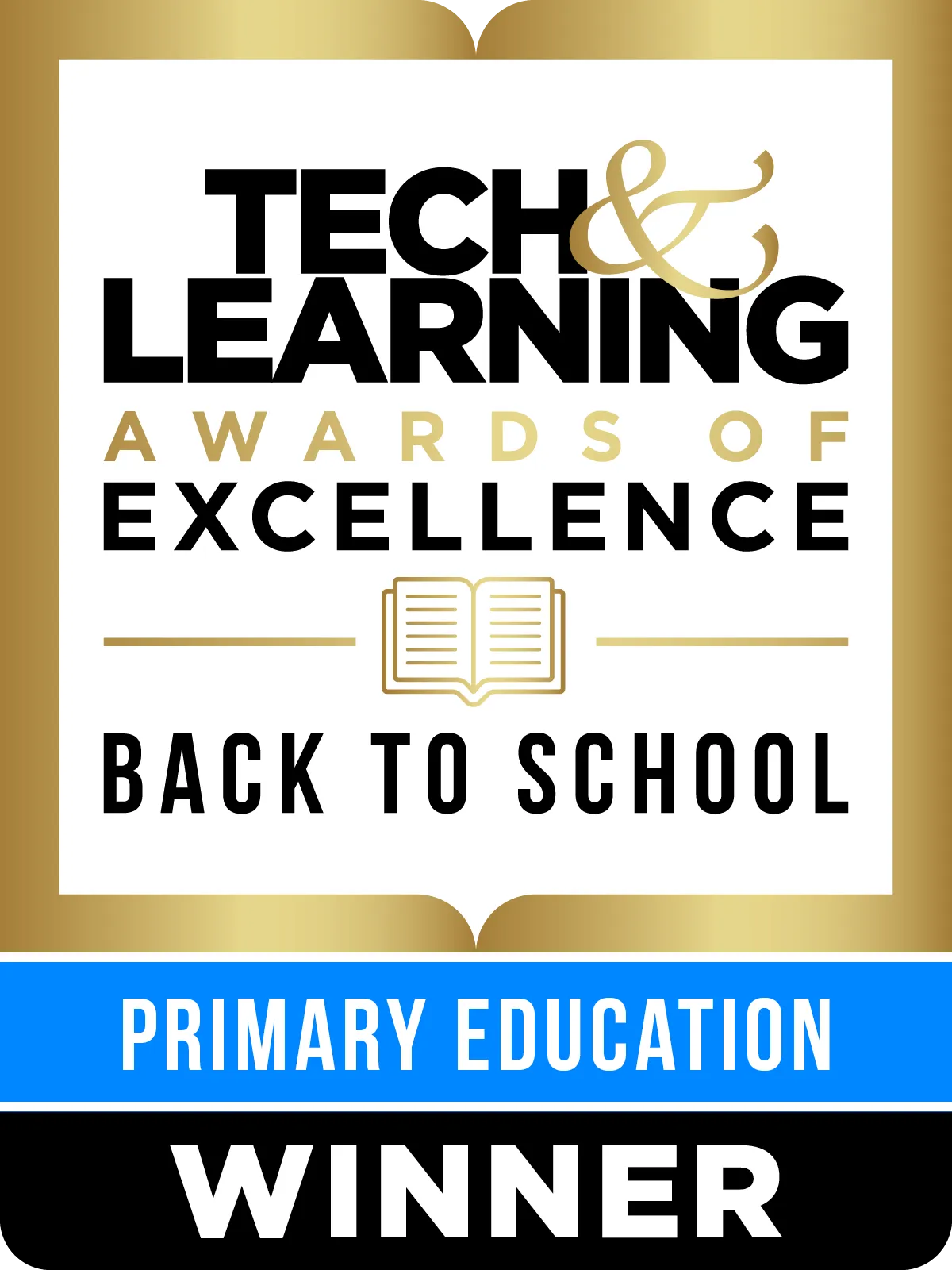 Badge for an Tech & Learning Awards of Excellence Back to School – Primary Education award