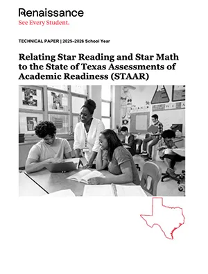 Texas linking study for Star Reading and Math