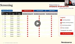 Screenshot of the Oregon assessment webinar
