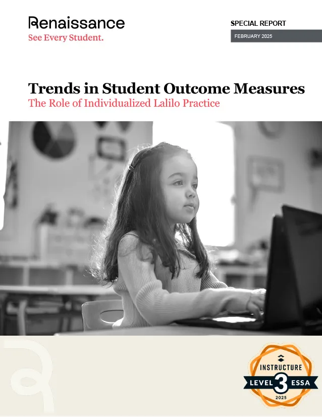 The cover of the Star Early Literacy + Lalilo case study