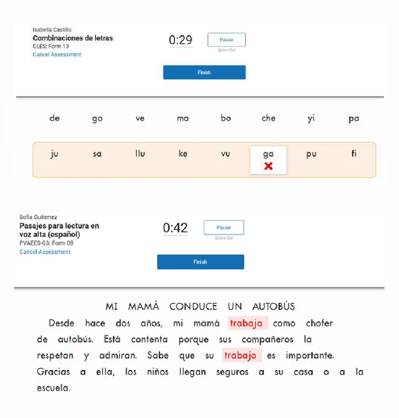 Star CBM Lectura sample images