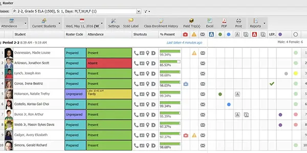 eSchoolData product screenshot
