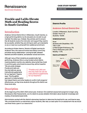 Cover of the Anderson One case study document