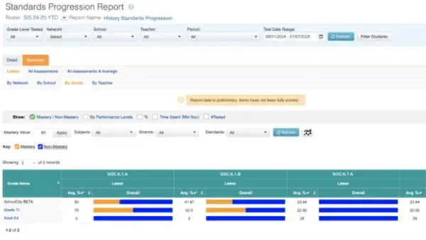 SchoolCity product screenshot