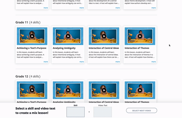 Flocabulary Mix overview graphic
