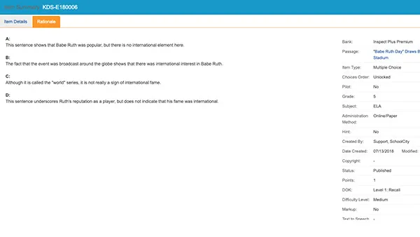 SchoolCity formative feedback