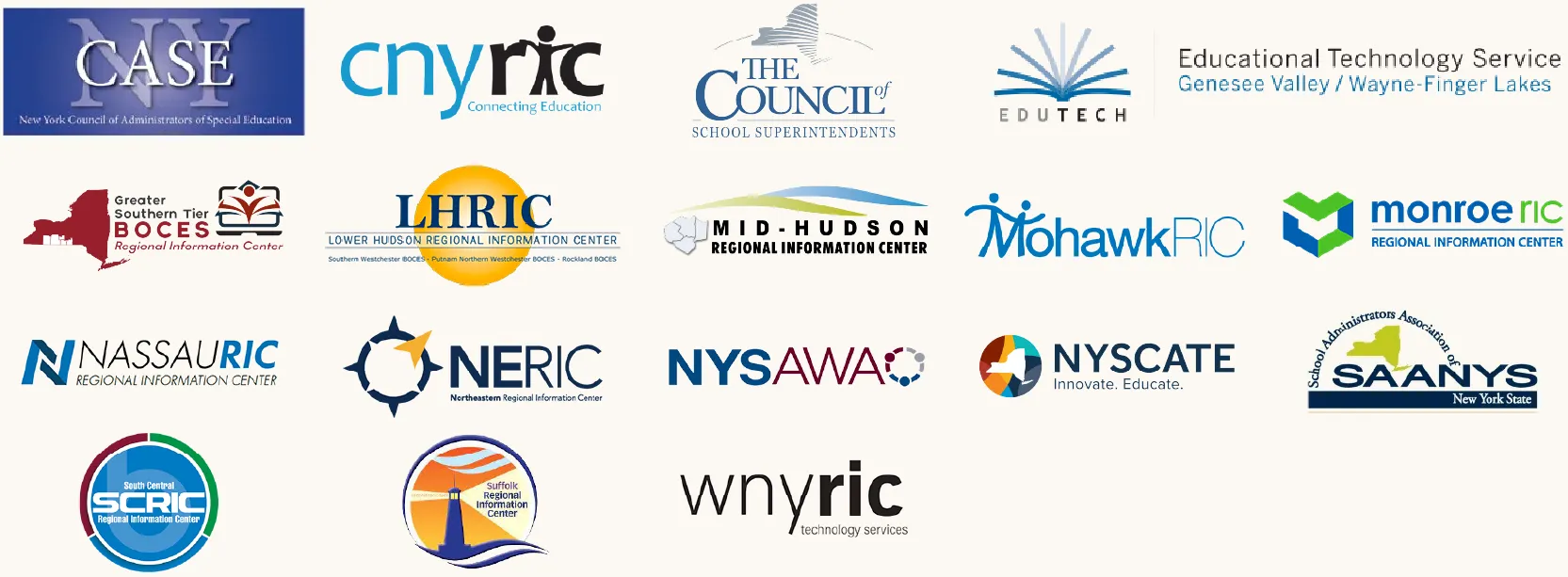 New York partner logos