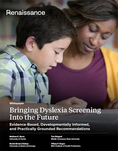 Bringing Dyslexia Screening Into the Future Cover