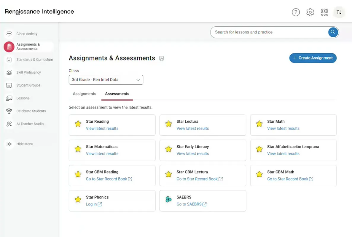 Renaissance Assessments – Assessments and Assignments
